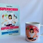 PACK LIBRO SUPERWOMAN POR FUERA SUPERCANSADA POR DENTRO + TAZA